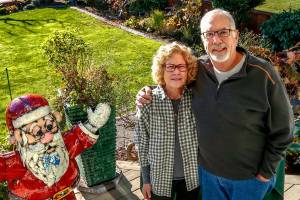 Gerry and Bonnie Gibson never planned to spend their retirement installing smoke alarms in homes, but they have been helping the Red Cross do exactly that. (Dan Bates / The Herald)
