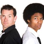 Collision of Rhythms Bronkar Lee (left) and Aaron Williams will perform their drum-based show Jan. 12 at the Edmonds Center for the Arts. (Moshe Levis)