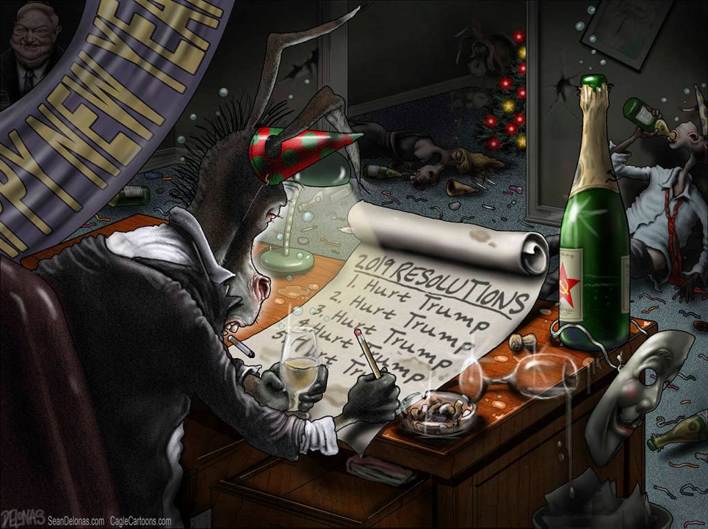 Editorial cartoons for Tuesday, Jan. 1, New Year’s Day