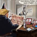 Editorial cartoons for Tuesday, Jan. 1, New Year’s Day