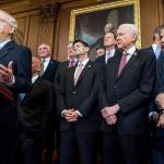 The 115th Congress, Republican members of which are pictured here, was one of the oldest in history. (Melina Mara/Washington Post)