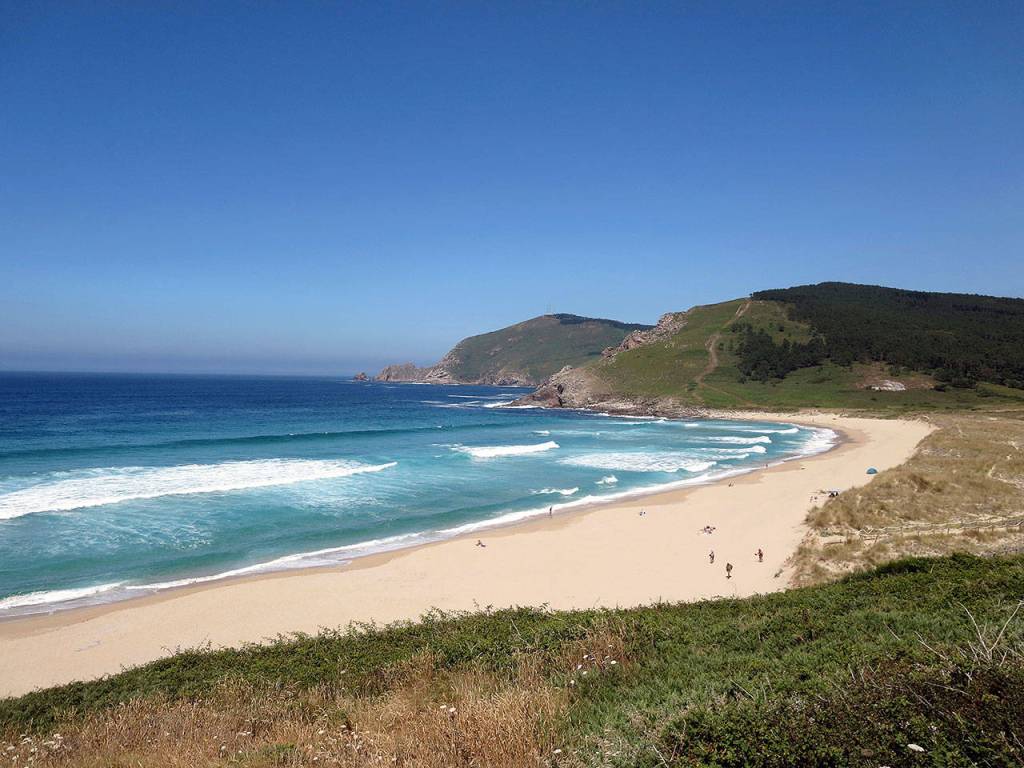 The Jusinos walked four more days to reach Cape Finisterre, popularly known as The End of the Earth. (Beth Jusino)