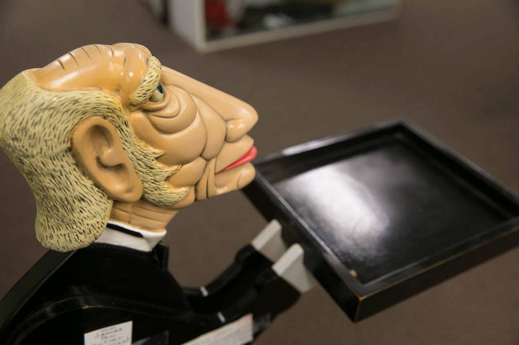 Antiques and curios at Star Center Antique Mall in Snohomish. (Kevin Clark / The Herald)