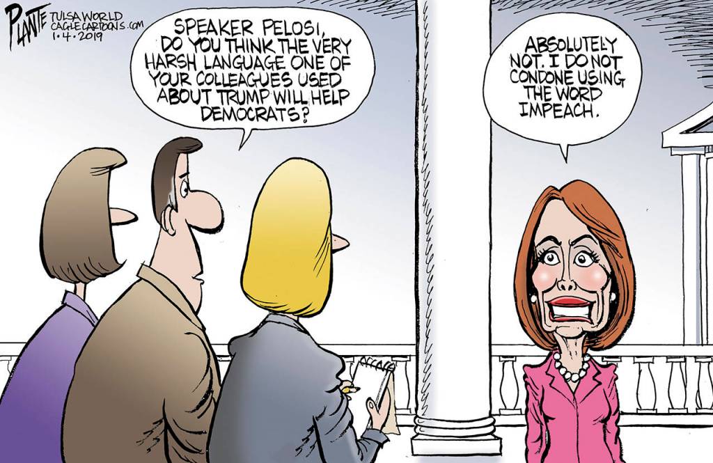 Editorial cartoons for Tueday, Jan. 8