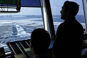 Air travelers start to feel effects of government shutdown