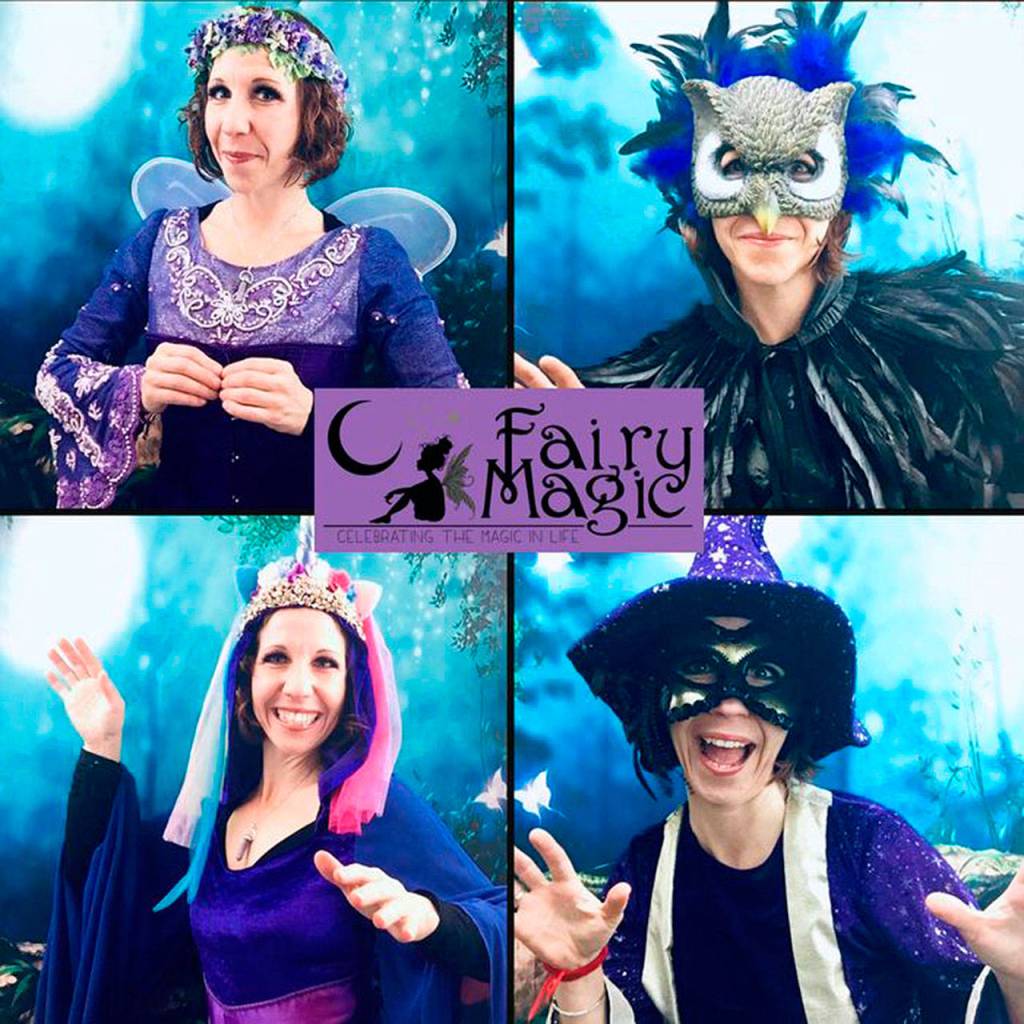 The many magical characters of Hahna Luna she created to entertain with a dose of compassion. (Contributed photo)