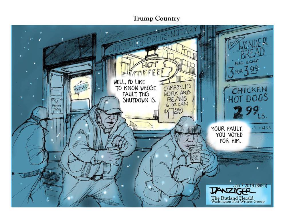 Editorial cartoons for Thursday, Jan. 10