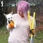 At home, the Pooper Troopers have a 9-month-old Chihuahua Shih Tzu mix named Yeti. (Laura Guido / Whidbey News Group)