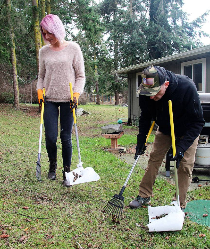 Poo is everywhere, said Pooper Trooper Shannon Useman (left). (Laura Guido / Whidbey News Group)