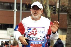It took him 18 years to run a marathon in all 50 states