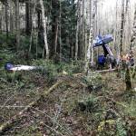 A two-seat experimental aircraft crashed at Whidbey Airpark in Langley on Saturday morning. One person was killed and another was injured. (Island County Sheriffs Office)