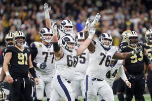 Rams claim NFC title with a 26-23 victory over the Saints