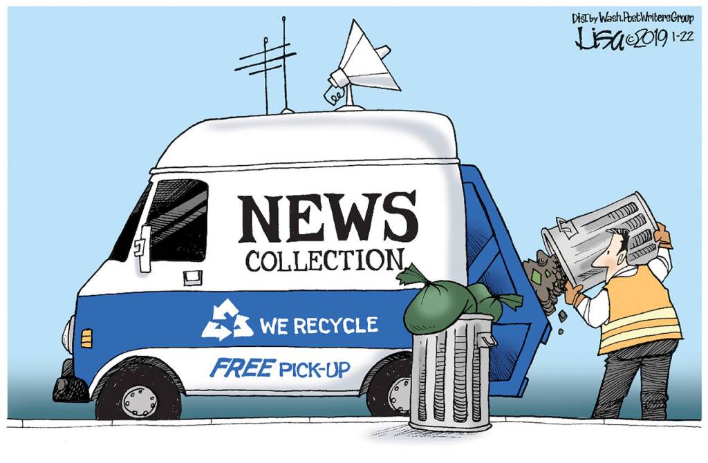 Editorial cartoons for Thursday, Jan. 24