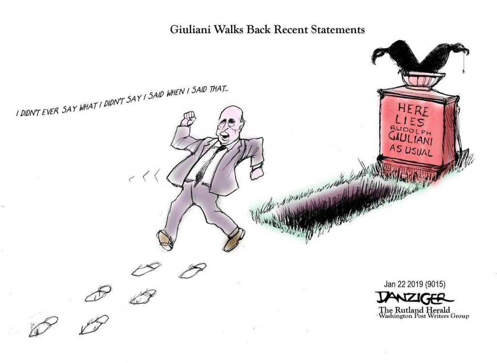 Editorial cartoons for Thursday, Jan. 24