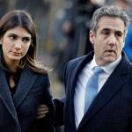Michael Cohen, former personal lawyer to U.S. President Donald Trump, arrives at federal court with his daughter Samantha Cohen in New York on Dec. 12, 2018. (Peter Foley/Bloomberg file)