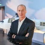 In this 2018 photo, Airbus CEO Tom Enders poses for photographers after the Airbus Group press conference on the 2017 annual results in Toulouse, France. The chief executive of Airbus has warned it could move its UK operations out of the country in the event there is a departure from the European Union without a deal. (AP Photo/Fred Scheiber, file)