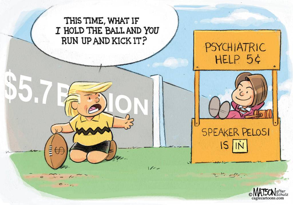 Editorial cartoons for Sunday, Jan. 27