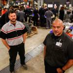 Diesel Power Technology instructor Brent Delfel (left) and Automotive Technology instructor Richie del Puerto are Sno-Isle Tech Center teachers. (Dan Bates / Herald file)