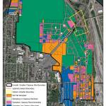 This map shows the former smelter site and clean up area. (Department of Ecology)