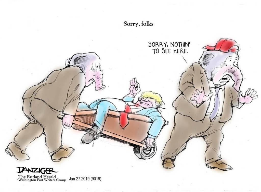 Editorial cartoons for Wednesday, Jan. 30