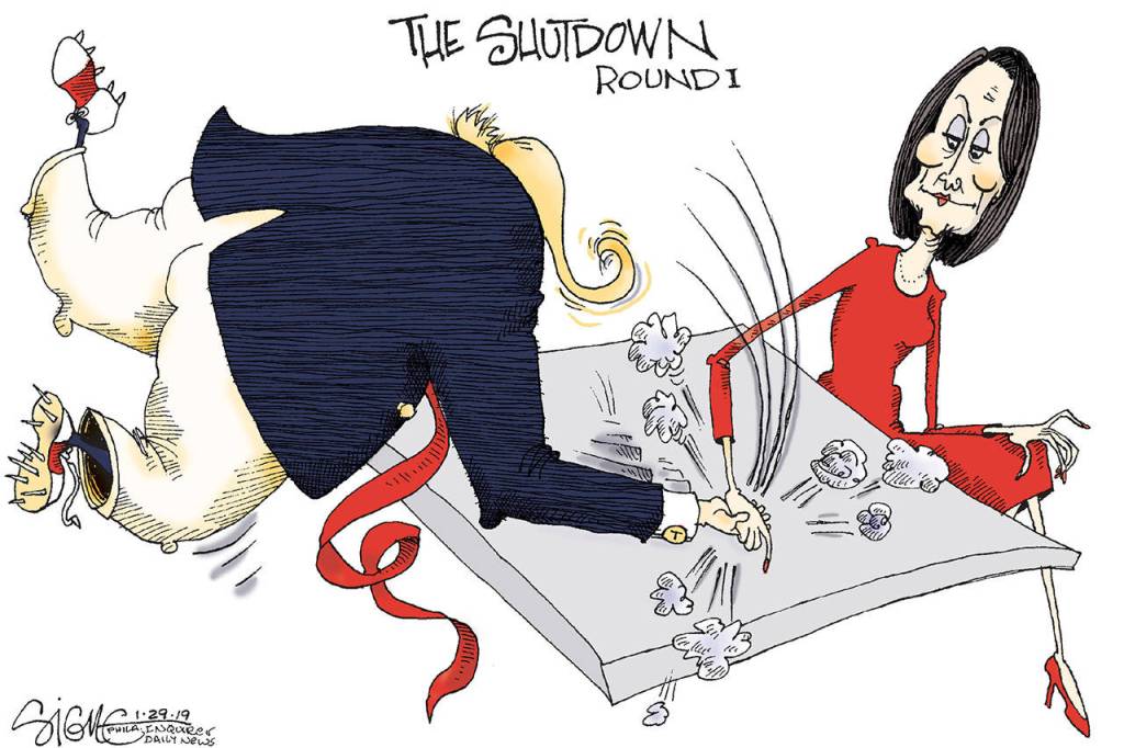 Editorial cartoons for Wednesday, Jan. 30