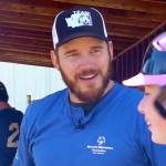 Chris Pratt in a video about his visit in 2018 with the Lake Stevens Eagles, a Special Olympics softball team. He raised money for Special Olympics Washington.
