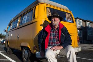 He’s the man whose yellow VW van gets attention in Edmonds