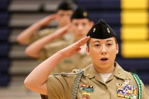Students learn leadership, discipline in Everett NJROTC