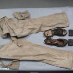 Investigators photographed the clothes of the Spencer Island John Doe, who was discovered dead in mud flats north of Everett in 1979. (Snohomish County Medical Examiners Office)
