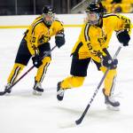Bostons Lexi Bender (5) in action during a game against the Metropolitan Riveters on Oct. 13, 2018 in Boston. (Photo by Michelle Jay)