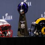The Patriots and Rams square off in Super Bowl 53 on Feb. 3, 2019, at Mercedes-Benz Stadium in Atlanta. (AP Photo/David J. Phillip)