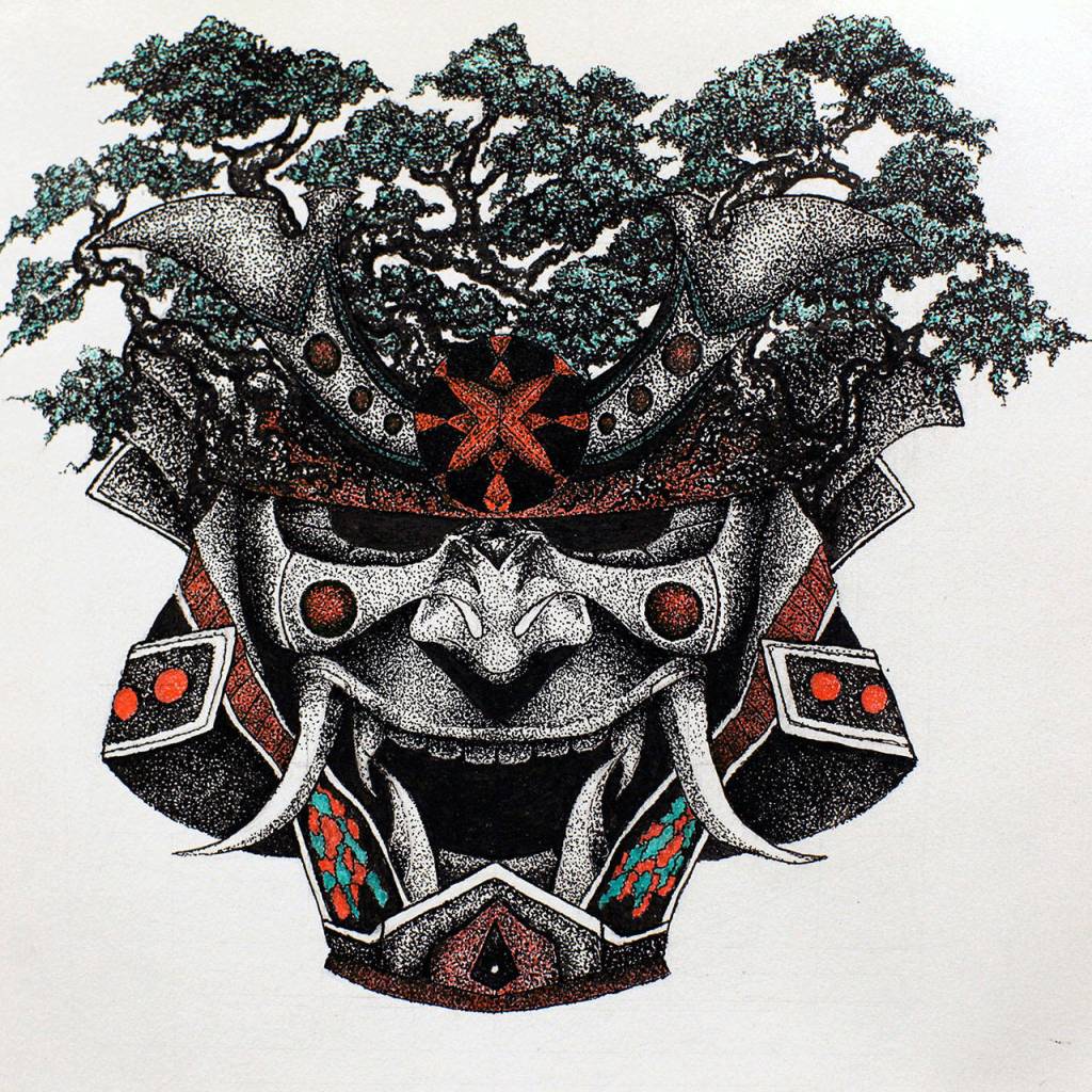 Bushido by Kamiak High School student Antonio Mejia Wolf.