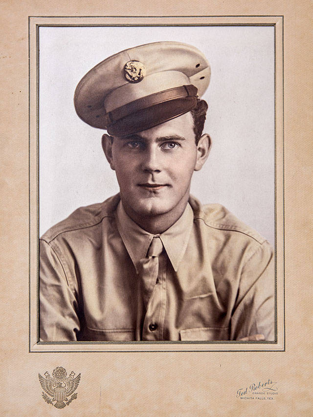 This photo shows Frank Gadwa when he was in the service. (Olivia Vanni / The Herald)