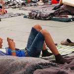 Migrant caravan reaches town on Texas border