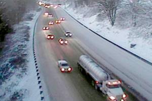 Why were freeways still snow-clogged more than a day later?