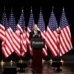 Former Starbucks CEO Schultz blasts Trump in Purdue speech
