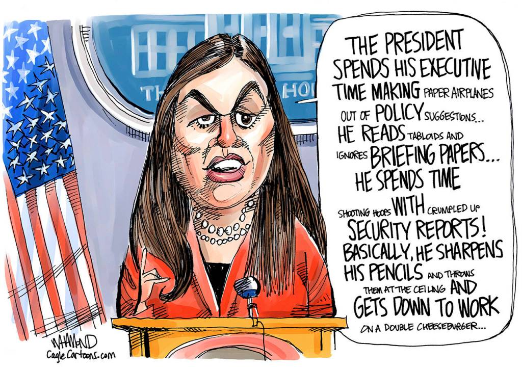 Editorial cartoons for Tuesday, Feb. 12