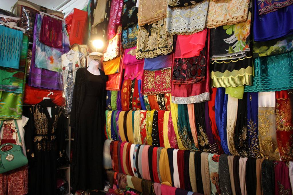 This picture shows Adar Adans shop. Adan, the primary tenant of the Somali market in SeaTac, said the business owners have filed a lawsuit against the city seeking relocation assistance. (Aaron Kunkler / Seattle Weekly)