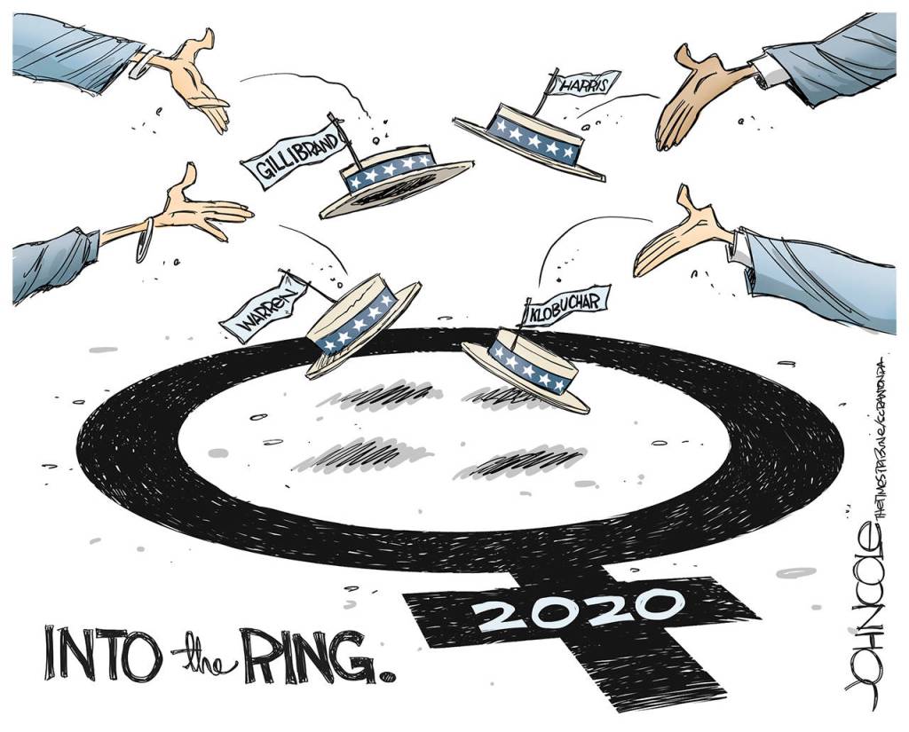 Editorial cartoons for Wednesday, Feb. 20