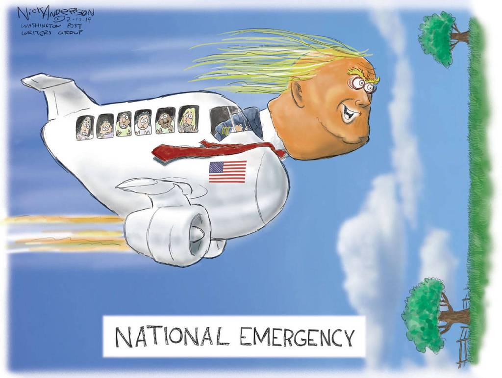 Editorial cartoons for Wednesday, Feb. 20