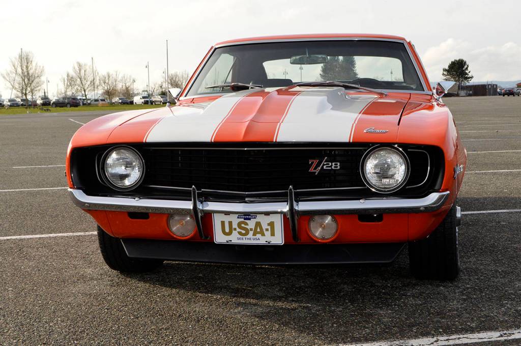 The Rotary Club of Everett-Port Gardner is selling raffle tickets for this Chevrolet Camaro Z28. (Jeffrey Hager)