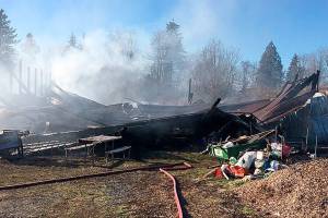 Four horses die in Monroe barn fire