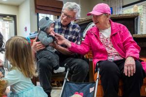 There’s no quiet time or age barriers in this play group