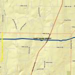 Washington Utilities and Transportation Commission                                The blue line represents the pipeline. The upgrade will be done on the section between the red dots (approximately).