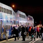 Passengers board a Sounder heading toward Seattle at the Edmonds Station, one of two in Snohomish County where Sound Transit will start offering parking permits.                                (Michael OLeary/ Herald File)