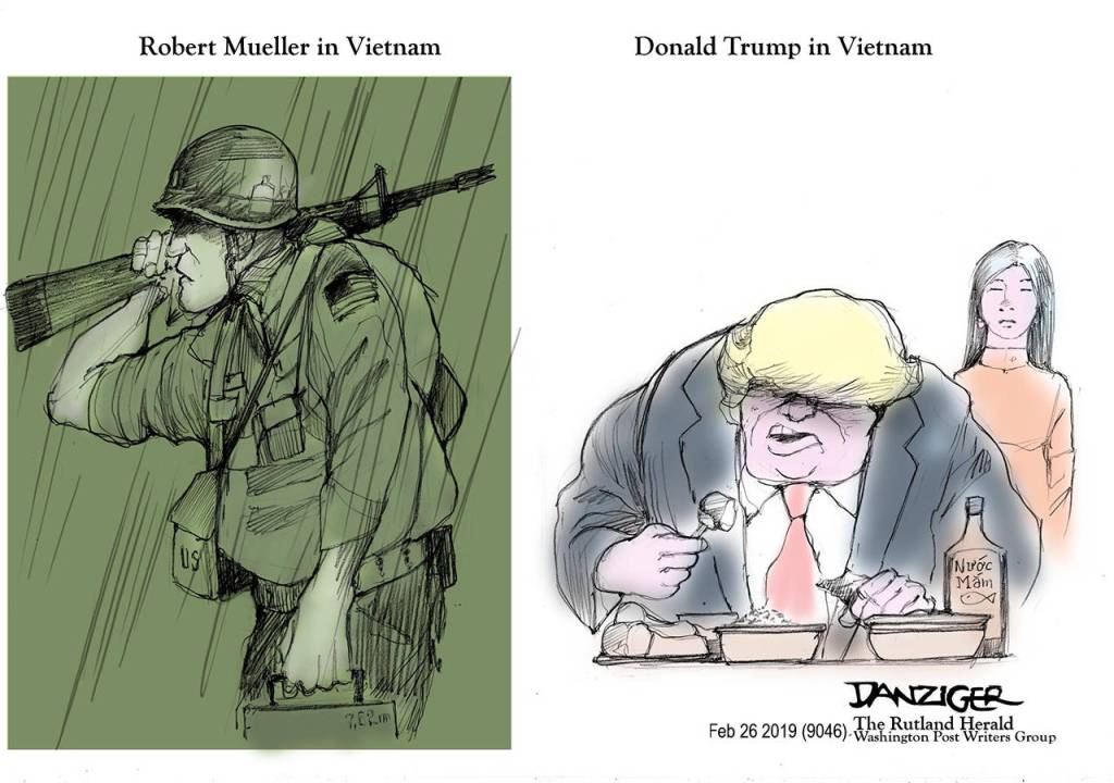 Editorial cartons for Saturday, March 2