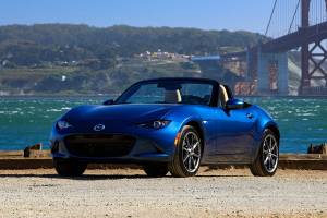 Mazda MX-5 Miata is a sporty match for our scenic roads