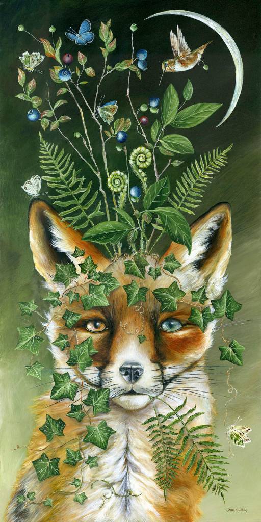 Janie Olsens Riodhr, which means one who lives in the dwelling in the forest.