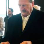 Screen shot from video of Dave Somers checking in at Paine Field on Monday.