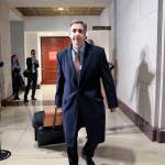 Michael Cohen, President Donald Trumps former lawyer, tells reporters he will continue to cooperate with investigators departing after a full day of testimony with the House Intelligence Committee behind closed doors as he prepares for a three-year prison sentence for lying to Congress and other charges, at the Capitol in Washington on Wednesday. (AP Photo/J. Scott Applewhite)